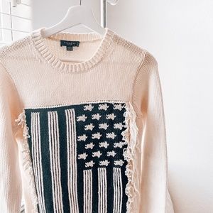 Coach American Flag Knit Sweater